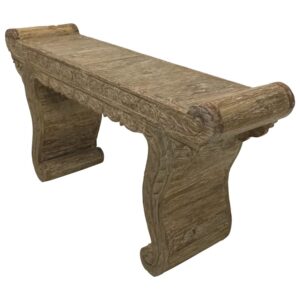Serenity Carved Wooden Console