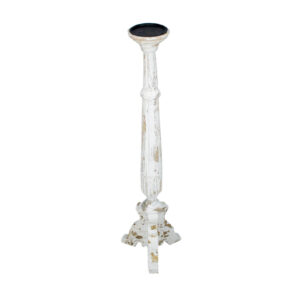 Wooden Edith Pillar Candle Stand