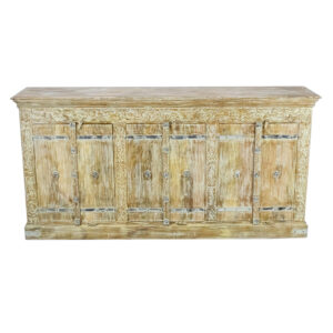 Carved Wooden Jiya Sideboard