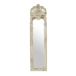 French Wooden Audrey Carved  Wall Mirror