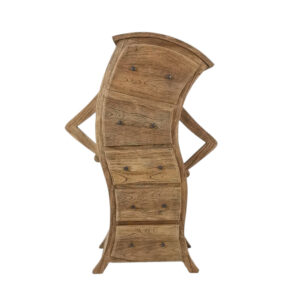 Burmese Teak Cinderella Chest of Drawers