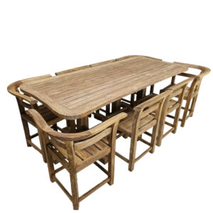 Teak Mundo Dining Table With Chairs