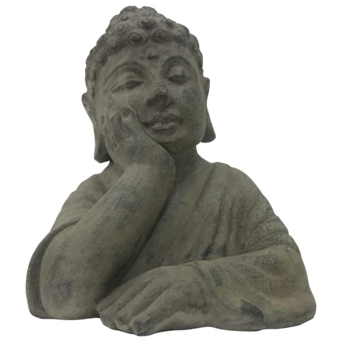 Buddha-Bust-Rest-On-Hand-Grey-20x15x25cm-MAY2500-Sotran-scaled-e1593700053907.jpg