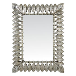 Catalina Silver Leaf Wall Mirror