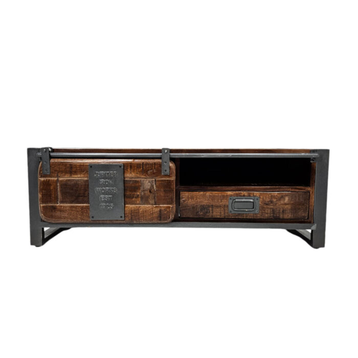 Dark-Stain-Wooden-Country-Square-Coffee-Table-Front.jpg