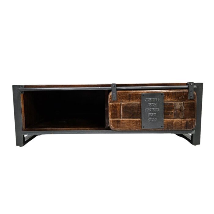 Dark-Stain-Wooden-Country-Square-Coffee-Table-Front-Open.jpg