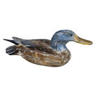 Decorative Carved Blue Deena Duck_1