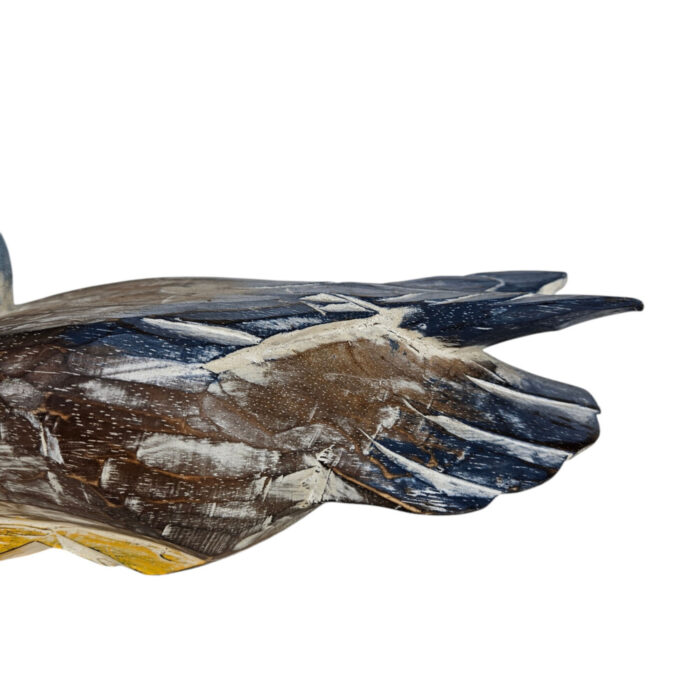 Deena-Blue-Wooden-Duck-35cm-Close-Back.jpg