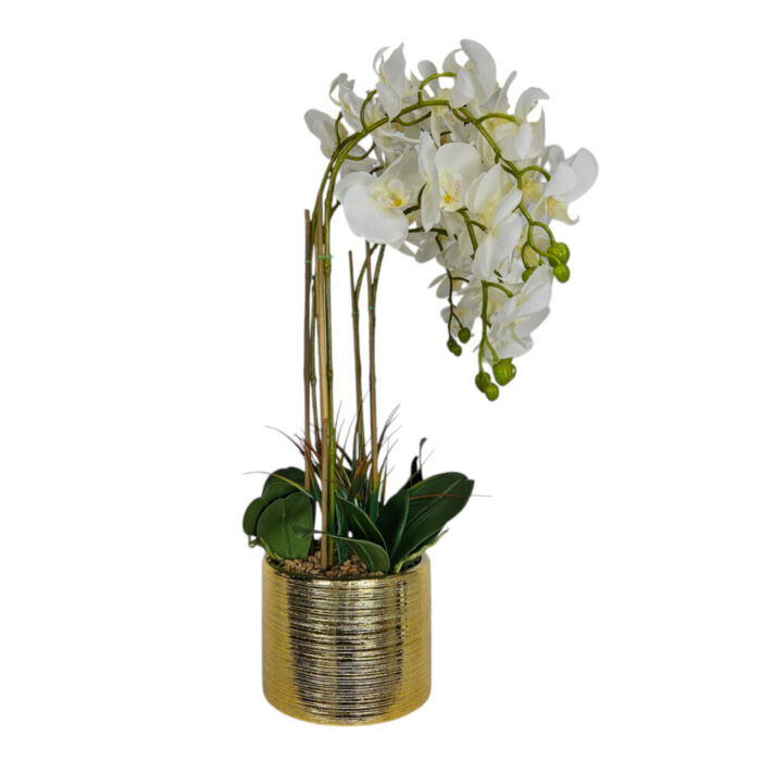 Gold-Pot-Faux-White-Orchid-Full-Side.jpg
