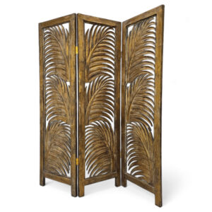 Golden Palm Leaf Screen