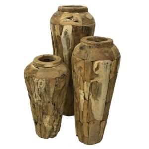 Erosi Wood Vase