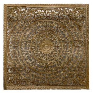 Wooden Madelyn Carved Headboard - Queen