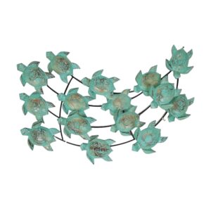 Blue Swimming Turtles Wall Hanging