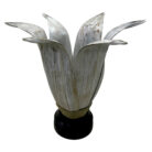 White Coco Leaf Table Lamp