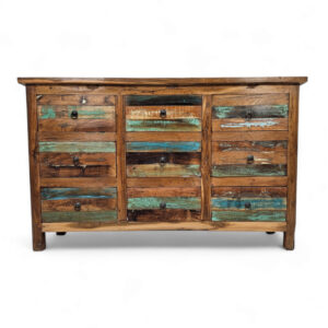 Wooden Multi Color Sideboard
