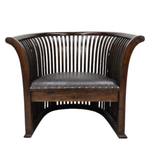 Padi Teak Leather Chair
