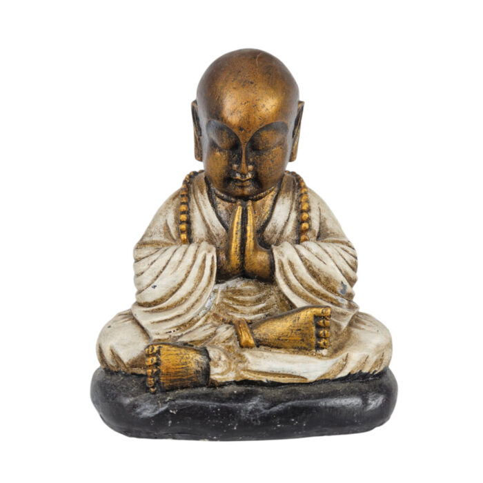Resin-Monk-With-Beaads.jpg Resin Monk Cream And Gold