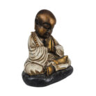 Resin Monk Cream And Gold
