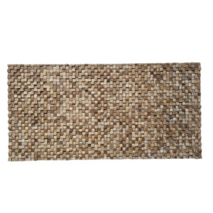 Burmese Teak Wall Panel
