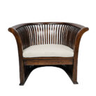 Teak-Brown-Occasional-Chair-Front-With-Cushion-1.jpg