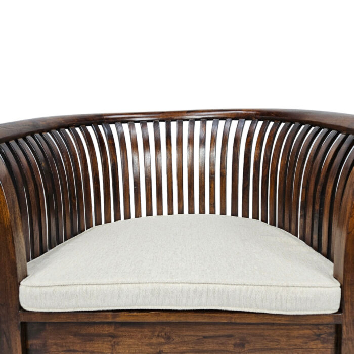 Teak-Brown-Occasional-Chair-Front-With-Cushion-Close-Up-1.jpg