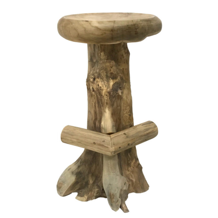 Teak Root Bar Stool_1