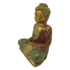 UAS6100-Buddha-Resin-Orange-green-Gold-17x10x23cm-Side-Sotran.jpg