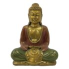 UAS6100-Buddha-Resin-Orange-green-Gold-17x10x23cm-Sotran.jpg