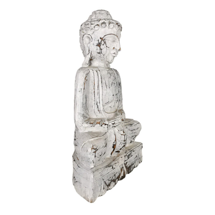 White Thai Buddha Statue_2 White Thai Buddha Statue_2