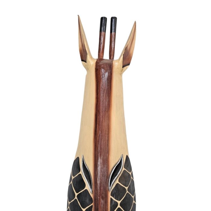 Wooden Animal Mask Wall Hanging Close Wooden Animal Mask Wall Hanging