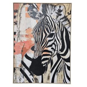 Zebra Textured Wall Art