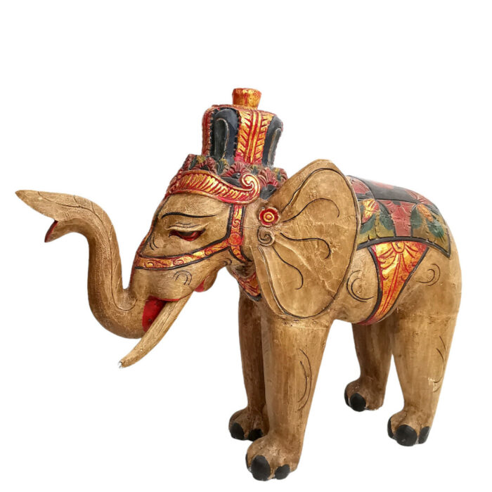 Galen Carved Decorative Elephant