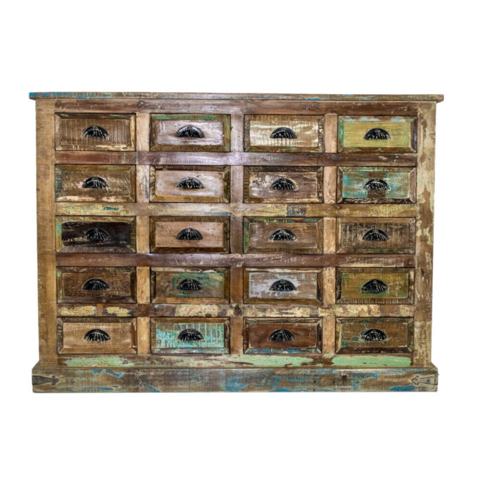 Multi Colored Chest Of Drawers