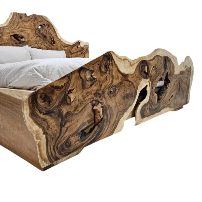 Suar Artistic Tate King XL Bed Side Close