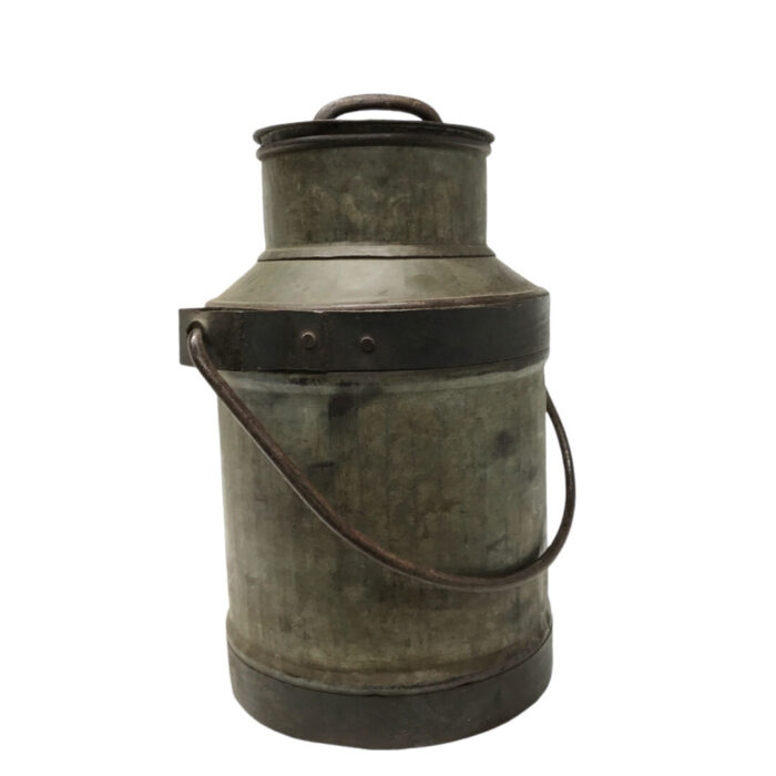 Vintage Decorative Metal Milk Urn_3