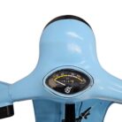 Blue Scooter Bar Counter Close Up Image