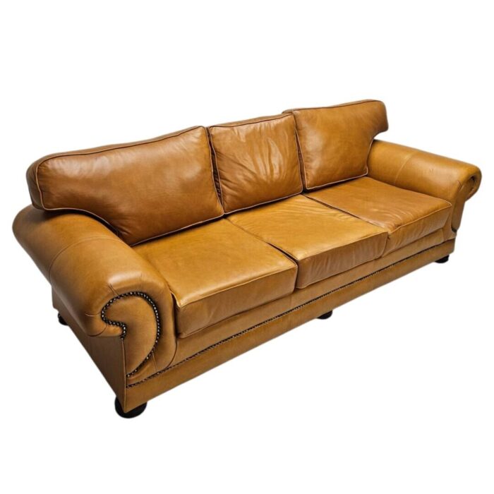 Lorraine 3 Div Leather Couch_1