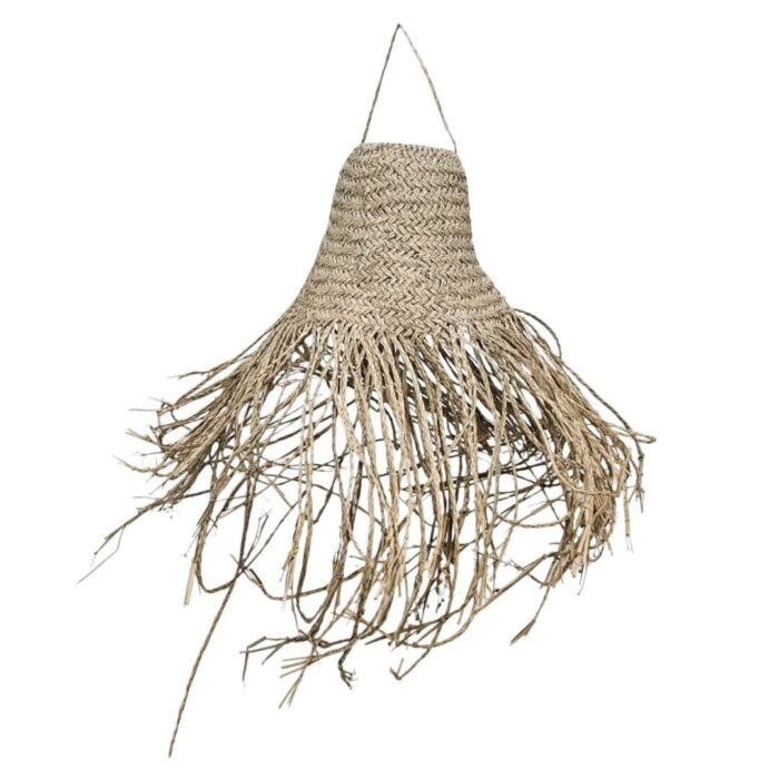 Tropical Seagrass Hanging Lampshade
