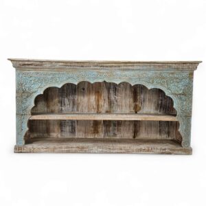 Carved Arch Bookcase