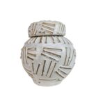 Bambu Pot With Lid 15cm