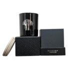 Black Mocana Scented Candle Open