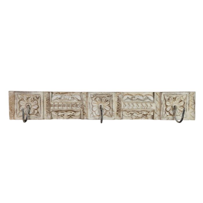 Carved Panel Wall Hook Front