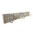 Carved Panel Wall Hook Front Side
