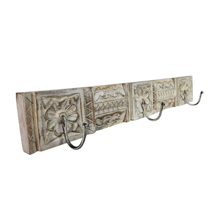 Carved Panel Wall Hook Front Side
