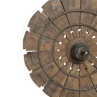 Carved Wheel Wall Art Close