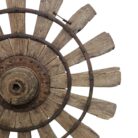 Carved Wheel Wall Decor