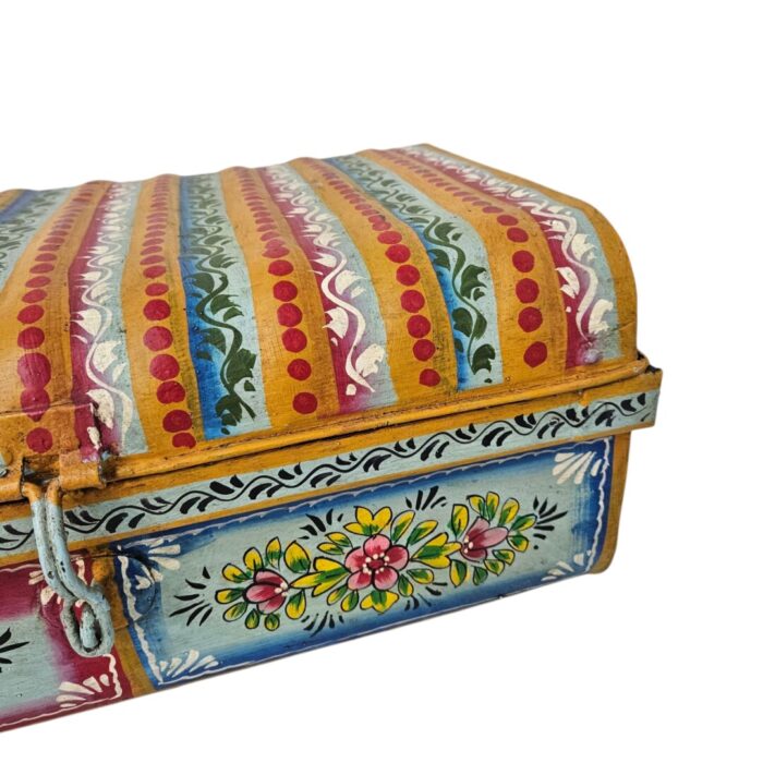 Floral Iron Decorative Trunk
