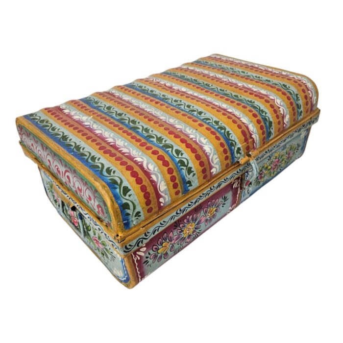 Floral Iron Decorative Trunk