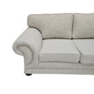 Lorraine 2 Div Ivory Couch Close
