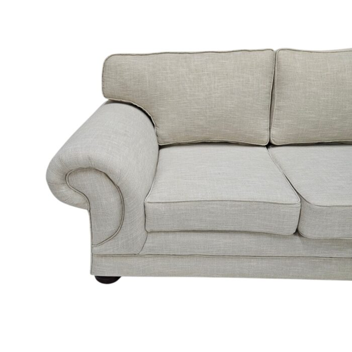 Lorraine 2 Div Ivory Couch Close